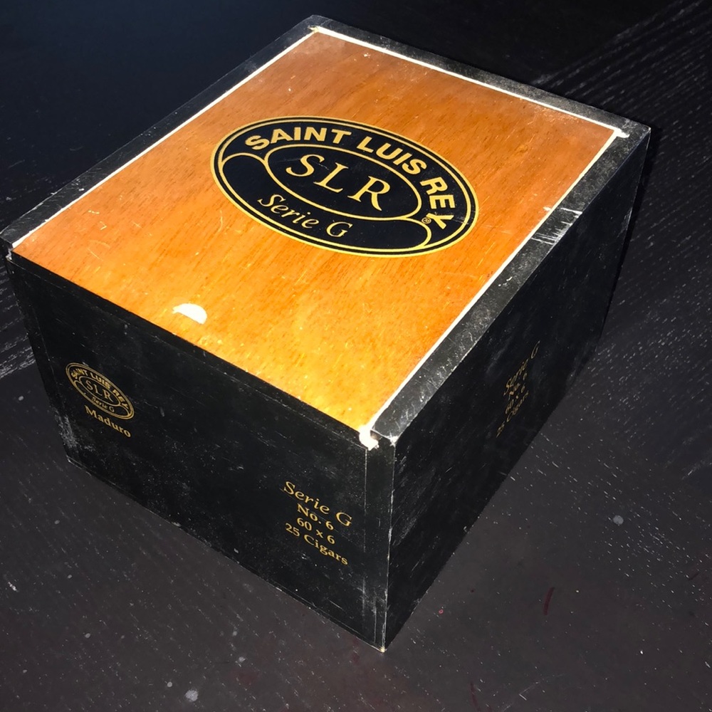 Vintage wooden cigar box